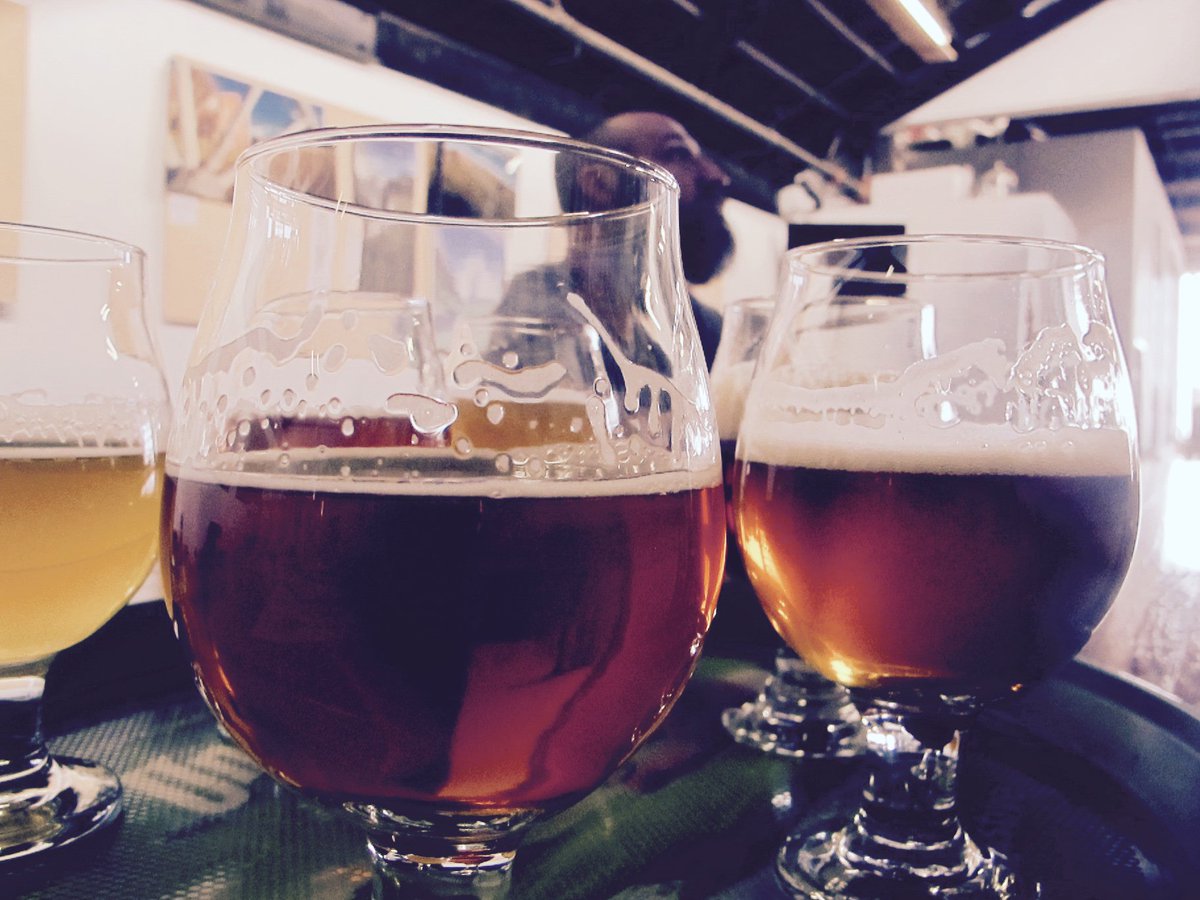 AleIndustries's tweet photo. It's almost beer o' clock! Our taproom opens at 4:00pm, come on down and grab a delicious pint of #BioEnergyBeer! https://t.co/wZOAKzgO0q