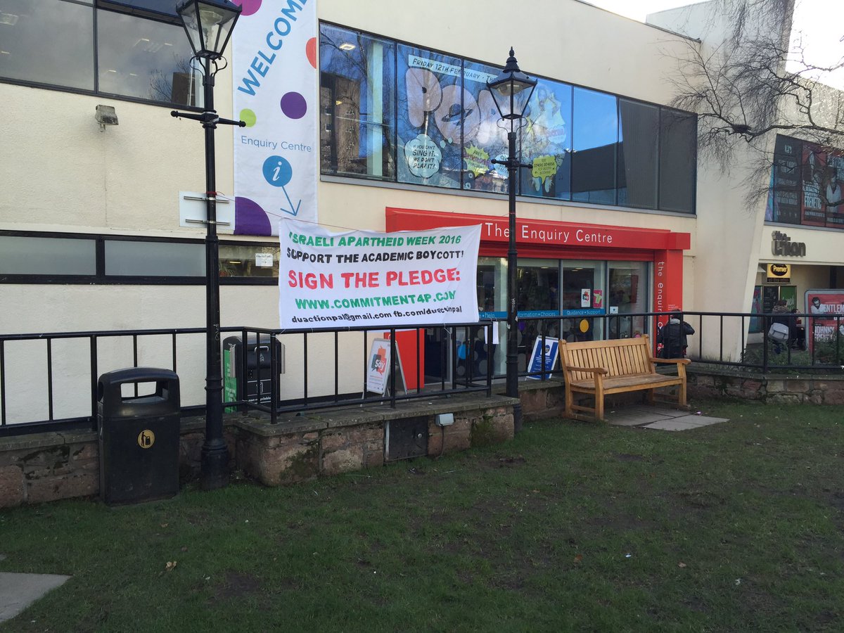 University of Dundee Action Palestine tweet media