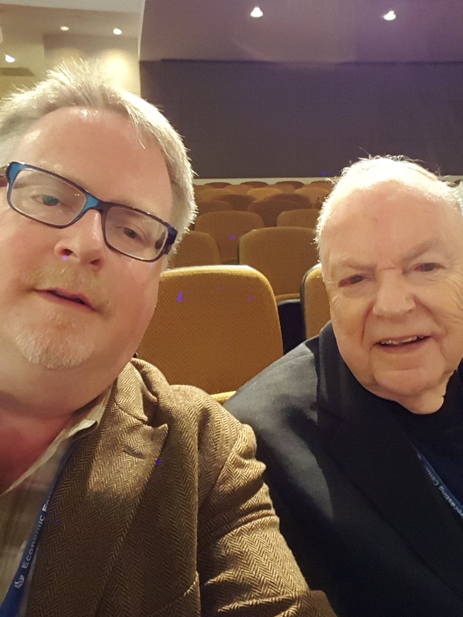 MarkTWhitmire's tweet image. #Whitmires in the house for Economic Conference @EFC_GSU with Rajeev Dhawan and John Hunt #SmartNumbers