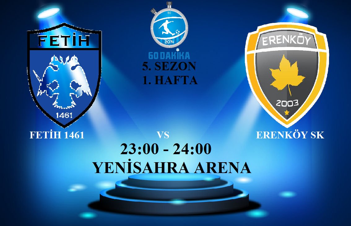 60_dakika's tweet photo. 1.Hafta Maçı : @Fetih_bin461 - @erenkoyspor Maçının Golleri Yayınlandı..
https://t.co/188CsN5TbO https://t.co/1BfR6E5xMO