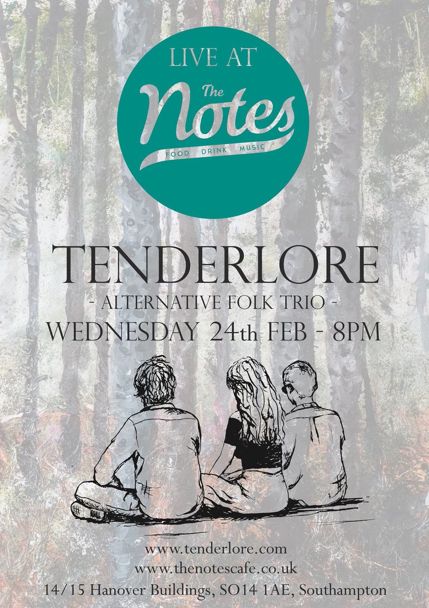 Tonight we are at the brand new @TheNotesCafe!