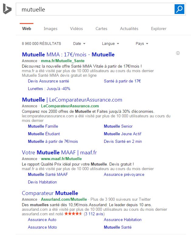 Bing le suiveur inconditionnel ? #Bing #Adwords