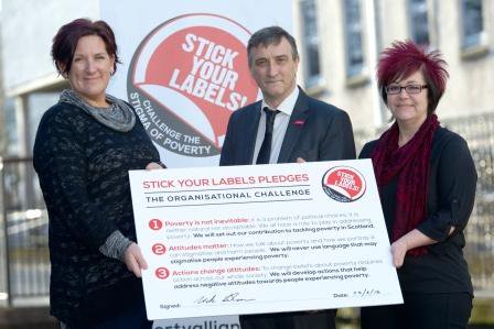 RenCouncil's tweet photo. We’ve signed up to the @PovertyAlliance ‘Stick Your Labels’ campaign to end poverty stigma.  @STARprojPaisley https://t.co/azn4MsAzW8
