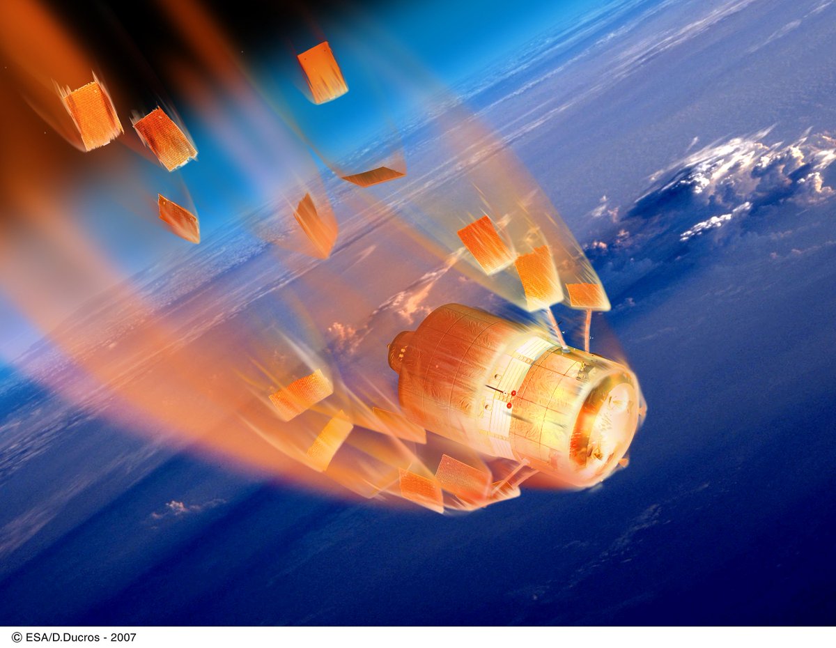 ESAcleanspace's tweet photo. We're looking at how to burn up a satellite. https://t.co/P3V93vq14N #cleansat #spacedebris https://t.co/xKmRHNrKjH