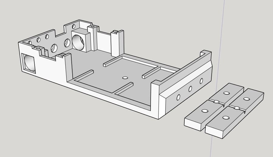 AstroDesignsLtd's tweet image. @CannonFodder #MatchBot is busy getting an upgrade with a 3D-printed chassis and up-rated motors... #MicroPiNoon