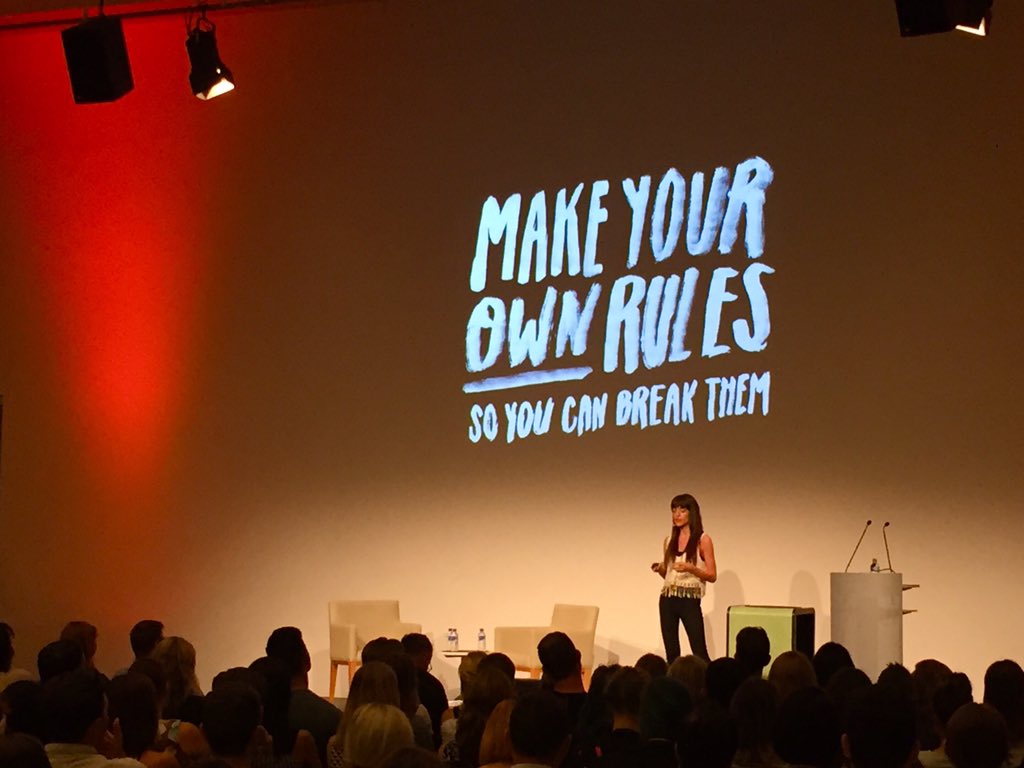 agdaqld's tweet photo. Make your own rules...
...so you can break them!
@jessicawalsh #Anomaly2016 #OneAGDA https://t.co/JWCFw9NZWp