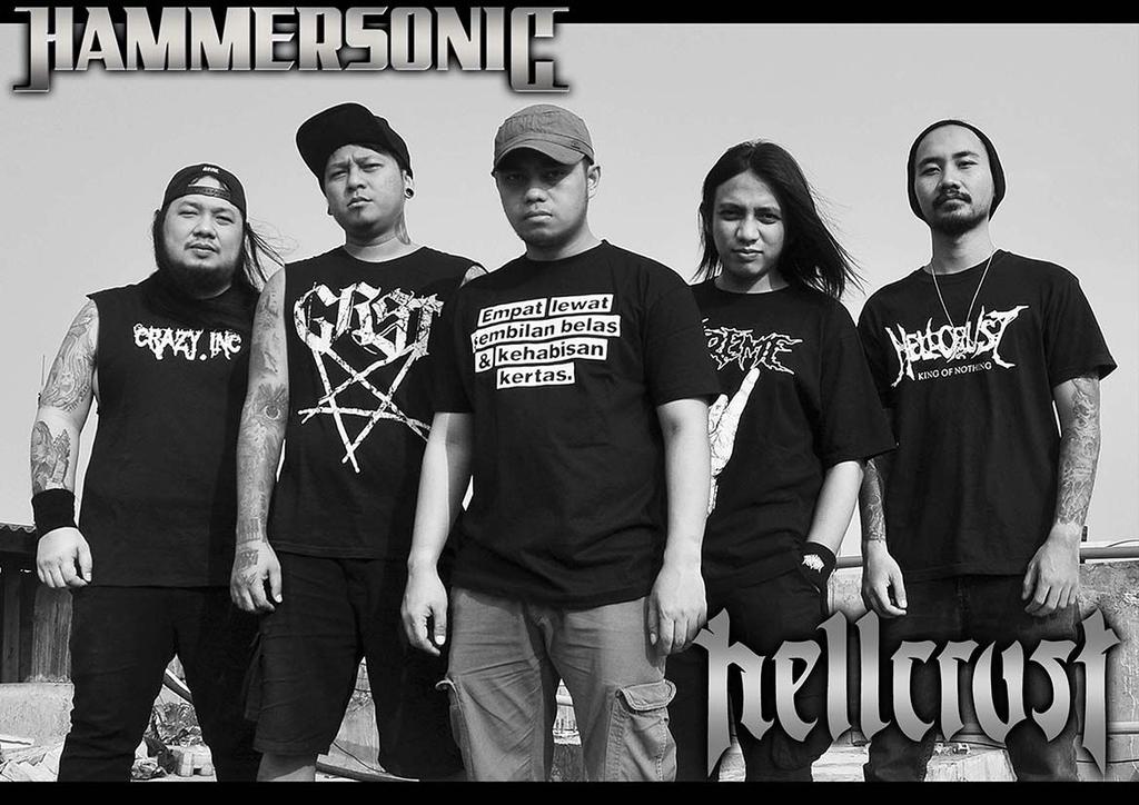 Berisi individu bahaya di musik keras.. <a href="/HELLCRUST_METAL/">HELLCRUST</a> adalah jawaban death metal Indonesia utk #Hammersonic2016