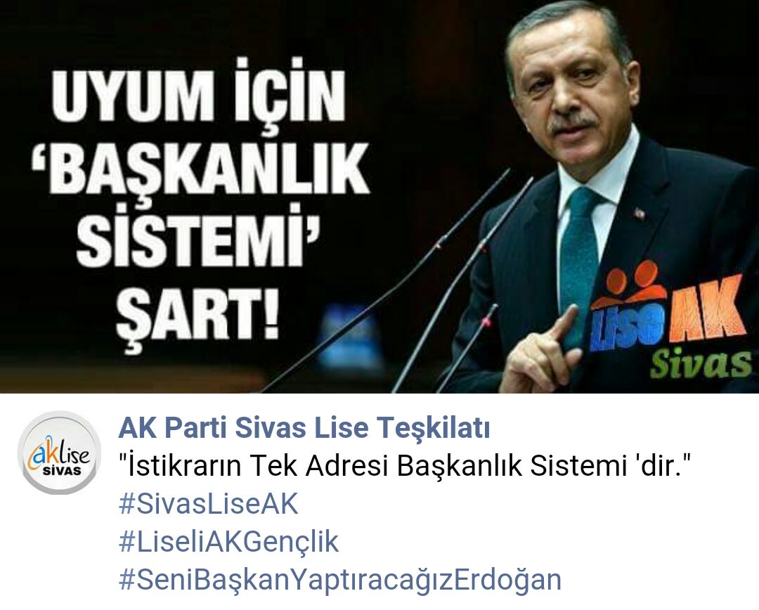 aksvslise's tweet photo. Uyum için başkanlık sistemi şart https://t.co/3V4szVIMu0