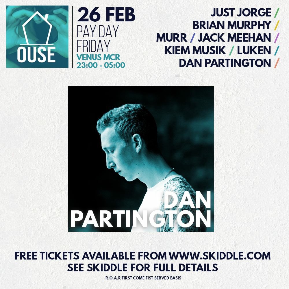 Back at <a href="/VenusManchester/">Venus Manchester</a> on Friday for <a href="/OuseMusic/">OUSE</a>.. Grab a FREE ticket from here: bit.ly/OuseVenus