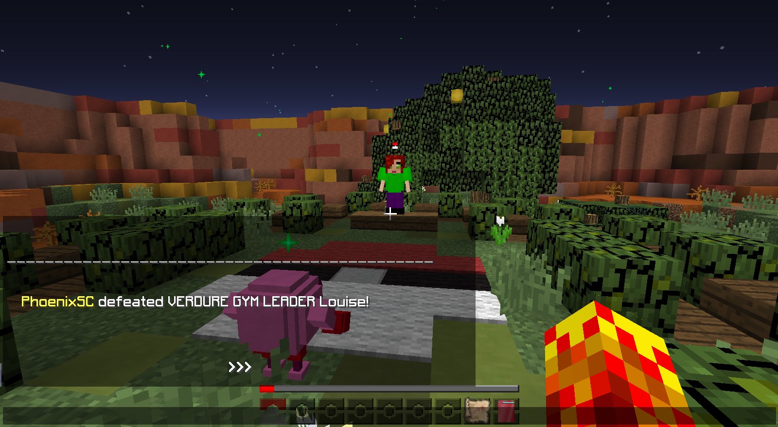 What is the title of this picture ? POKéMON COBALT AND AMETHYST // Pokémon in VANILLA MINECRAFT [DEMO NOW