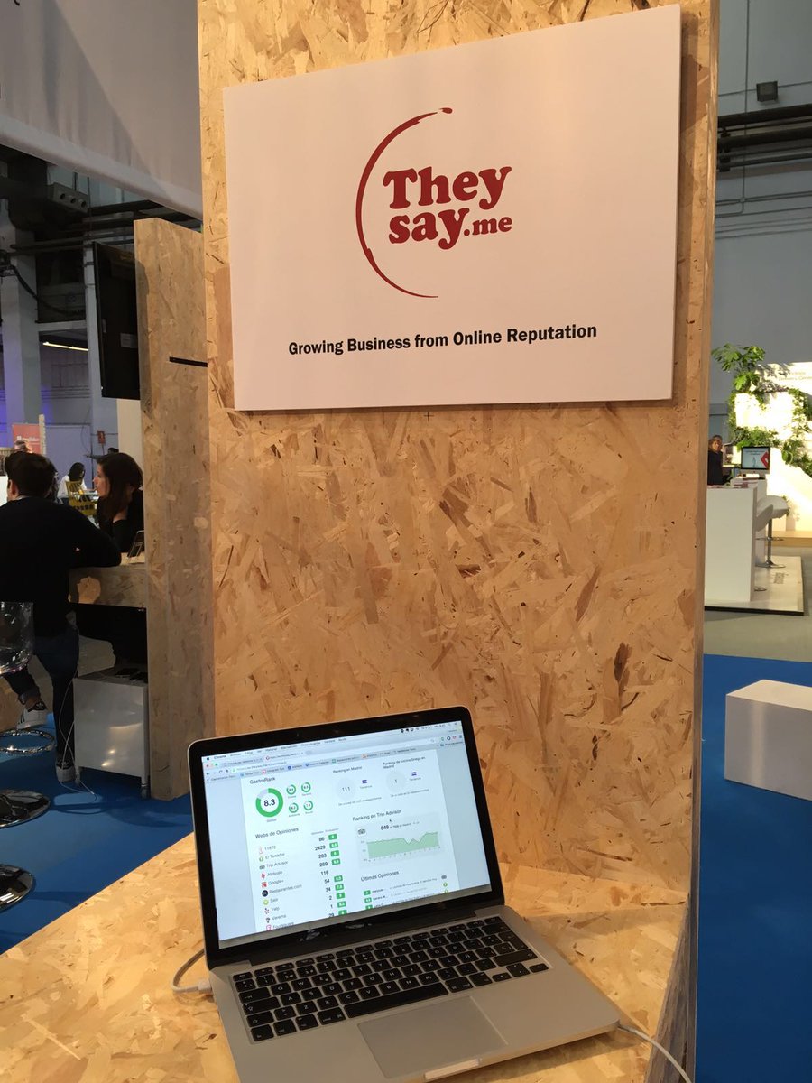 theysay_es's tweet photo. Todo el día #GrowingBusiness :-) en nuestro stand en el espacio @BancoSabadell #BStartup en el #4YFN16 #4yfn https://t.co/RtoFkNTTtw
