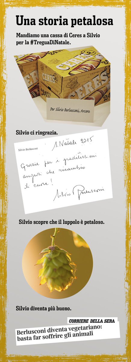 Ceres's tweet photo. Grazie a Ceres anche Silvio è #petaloso. @matteorenzi manchi solo tu! https://t.co/jhPOg51AHZ