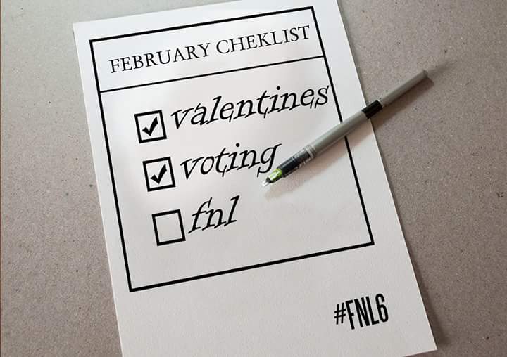 fnlbball's tweet photo. Hope you're on track? #FebruaryChecklist #FNLBBall6 https://t.co/jpSyd804oS