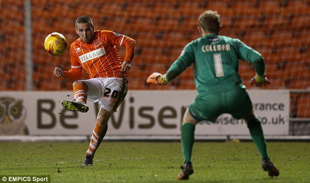 Watching #MartinPaterson having a run out on his return to fitness for @BlackpoolFC u21's v Man Utd #teambeswicks