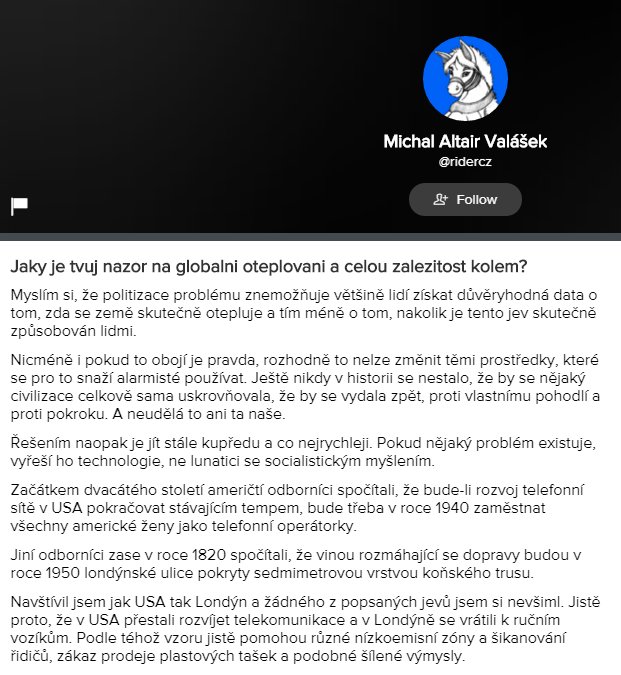 TomasPajonk's tweet photo. Výborně od @ridercz! https://t.co/TdIBAs7lqh