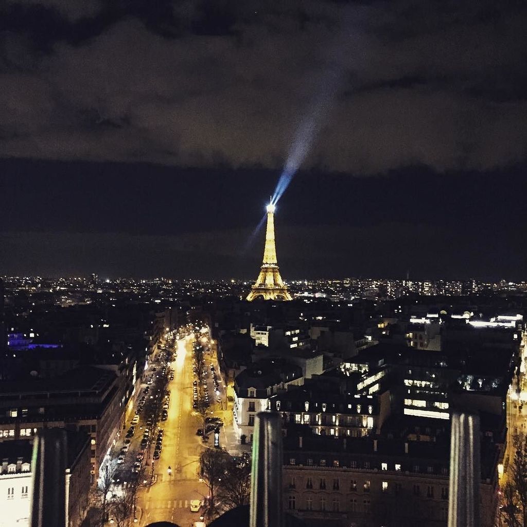 PushkinCreative's tweet photo. View from the Arc de Triomphe at night. New Paris and London prints coming next week! #Par… https://t.co/Q5WaD020Un https://t.co/2LxE1noABD
