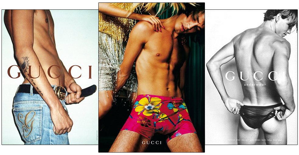 VogueFrance's tweet photo. Les campagnes #Gucci les plus chocs des années 90 et 2000 sont ici : https://t.co/y0hkD2V9p8 https://t.co/ZtSWSdAxEb
