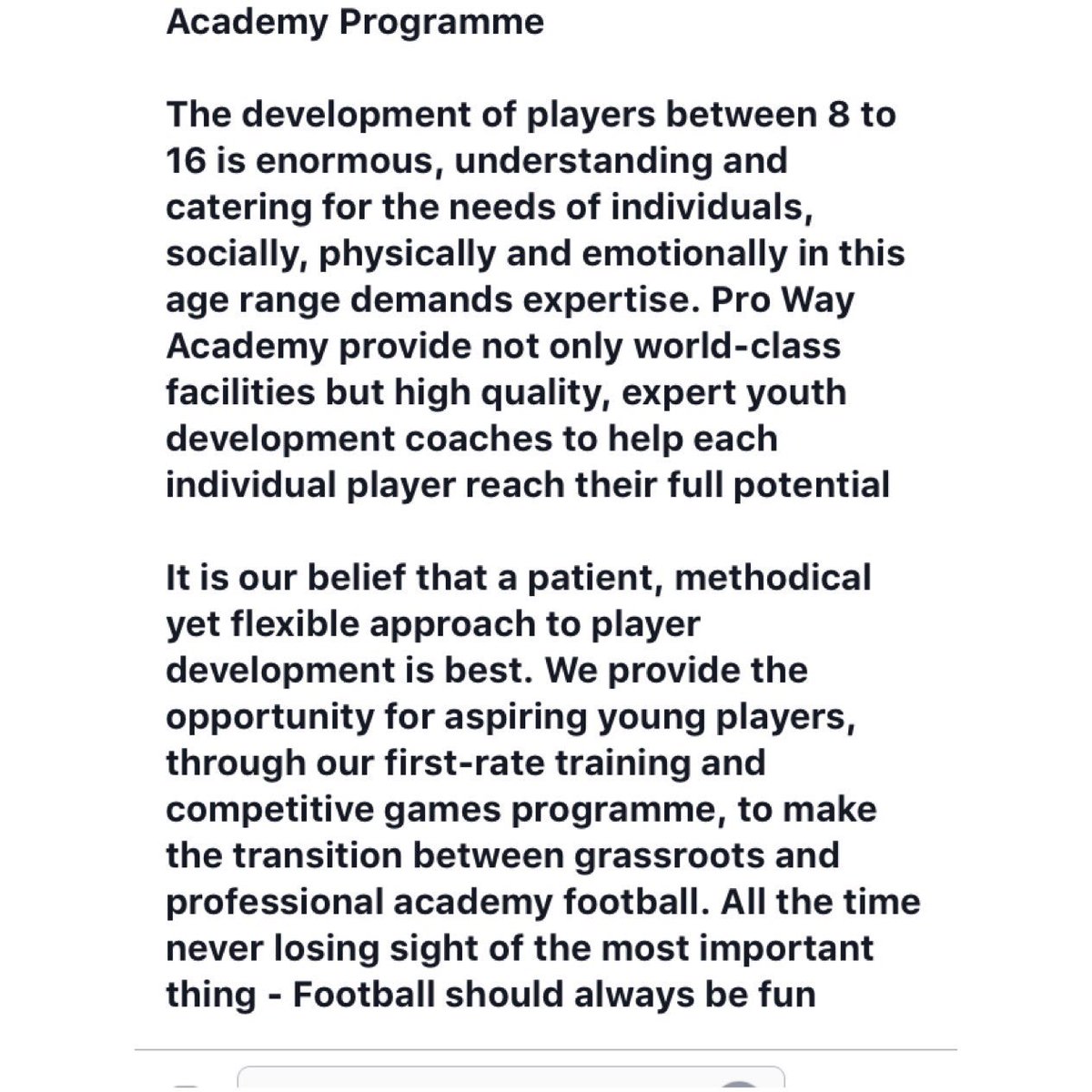 perrygough1962's tweet image. @ProWayAcademy