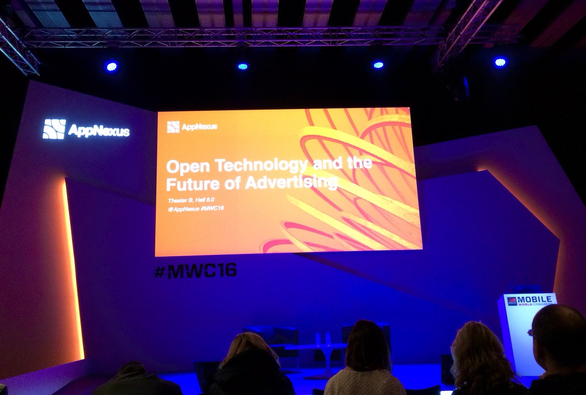 permlead's tweet photo. Attending the Open Technology &amp; the Future of Advertising Conference by @AppNexus at #MWC16 https://t.co/a1jiCvrwvb