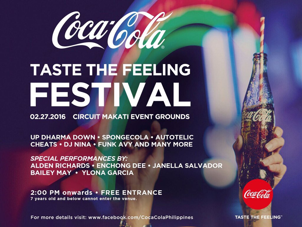 itsenriquegil's tweet photo. It’s going to be epic-- #TasteTheFeeling with @CocaColaPH! Tag your friends and share an amazing COKE moment https://t.co/5NaZlI2vMz
