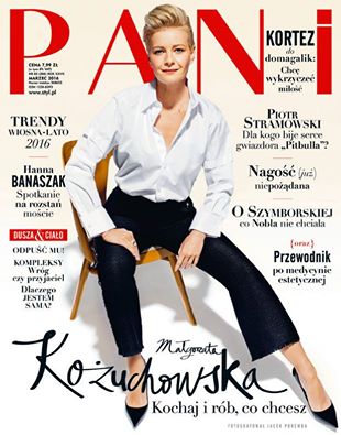 Olśniewająca #MałgorzataKożuchowska na okładce najnowszego wydania miesięcznika 'Pani' 😍 #Drugaszansa #TVN