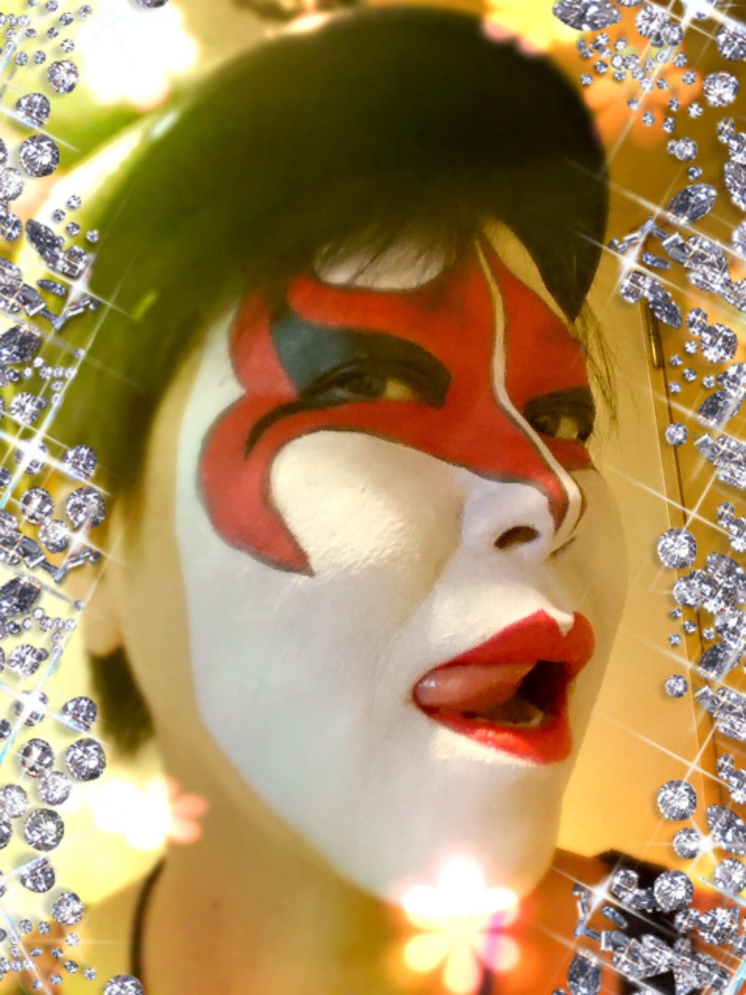 くりりん・りー on Twitter &quot;お気に入りとやり過ぎ 聖飢魔II メイク信者 エース清水 エース清水長官 自撮り