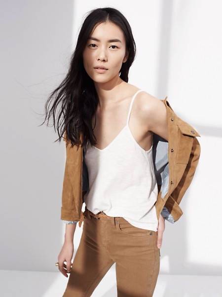 AllForLW's tweet photo. [#PIC] Liu Wen for Madewell S/S 2016 lookbook. (1/2) https://t.co/Npota8G0tn