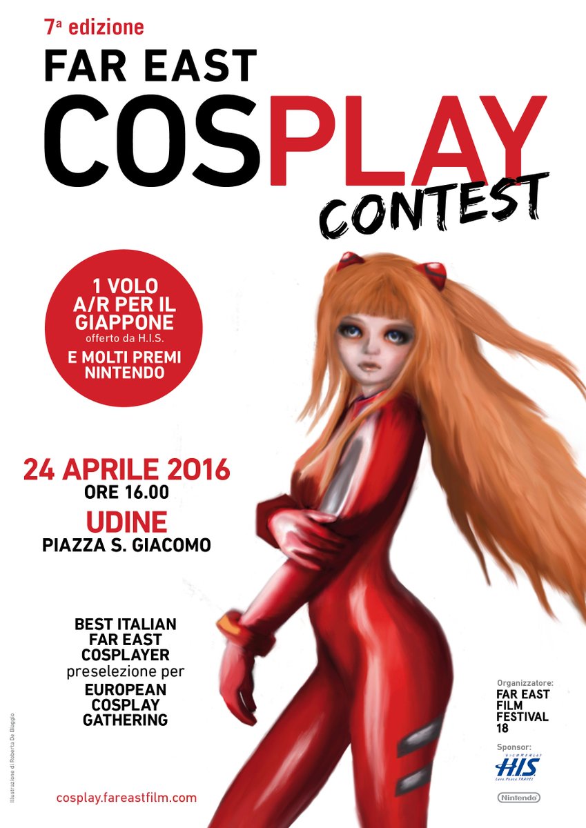 FEFFCosplay's tweet photo. Ecco l'immagine ufficiale del @FEFFCosplay Contest! #FEFF18 #Udine #cosplay #contest stay tuned for more infos! https://t.co/gFem2ExdVh