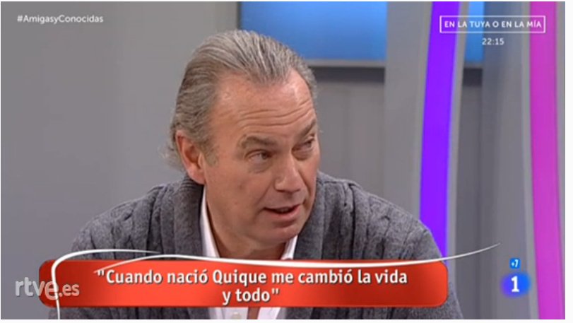 .<a href="/BertinOsborne/">Bertín Osborne</a>: "cuando nació Quique me cambió la vida y todo" rtve.es/directo/la-1/