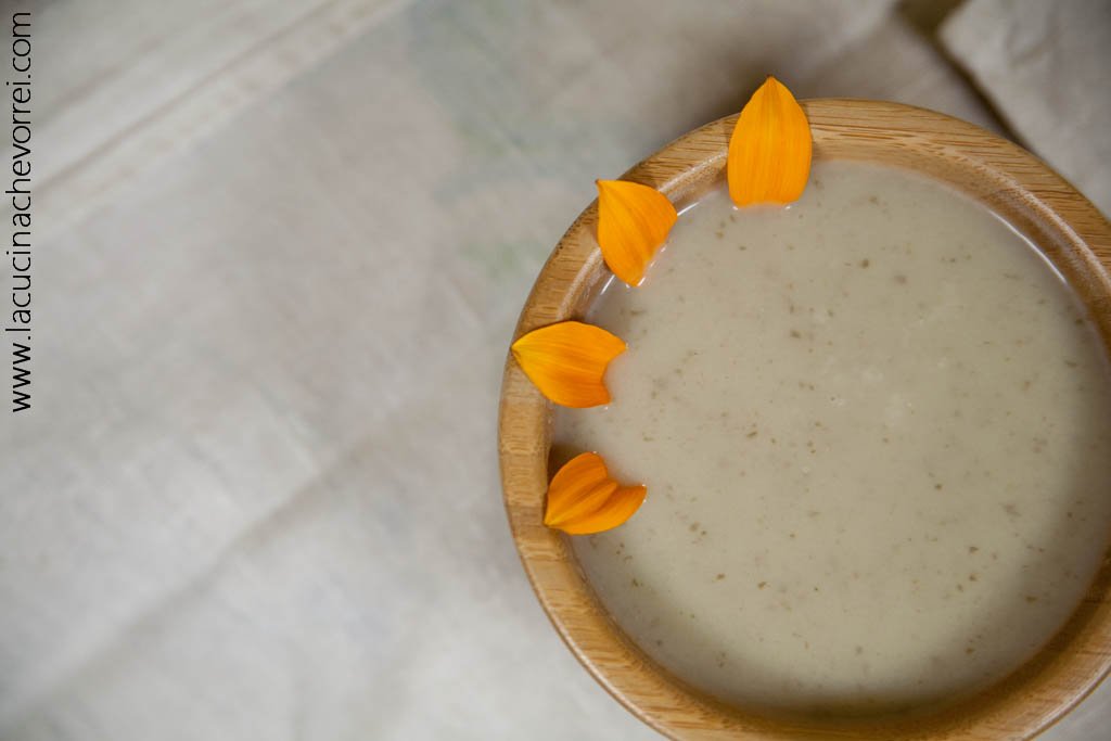 Crema di topinambur e porro Ricetta ==> lacucinachevorrei.com/primi-senza-gl… #ricette #senzaglutine #vegan