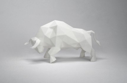 Love this bull by <a href="/FORMBYTE/">FORMBYTE</a>, as if I was seeing bullfights in Colosseum shar.es/1Cad8T #3Dprint #sculpture