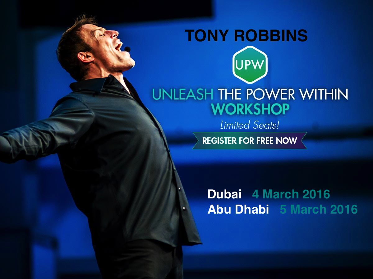 Geethakirupa's tweet image. Tony Robbins UPW Workshop will be in Dubai and Abu Dhabi! .
Please register here FREE. upwpreview.com