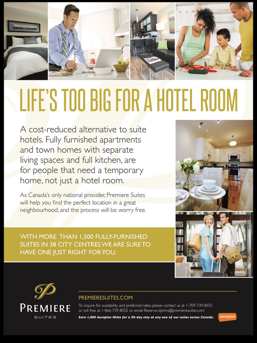 When you need a home not a hotel room 
#fullyfurnishedaccommodations 
premieresuites.com