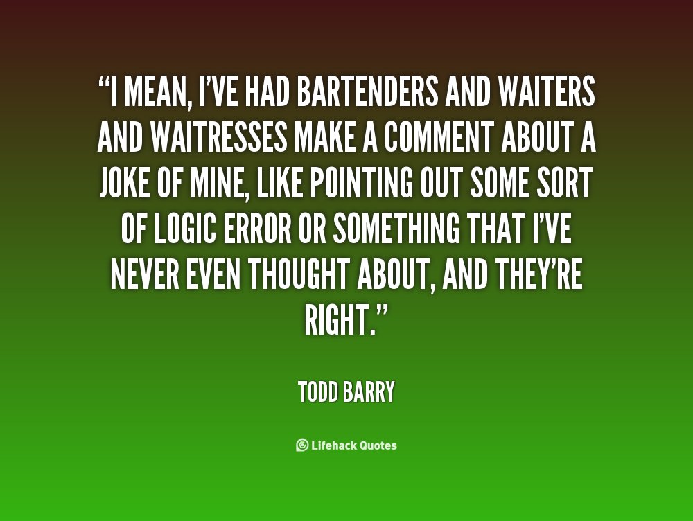 ETS_2016's tweet photo. #EssentialStaff - #EssentialTrainingSchool
BARTENDER-Inspirational-Quote-Of-The-Day
Thank you for sharing https://t.co/XGrZcaQ1XF