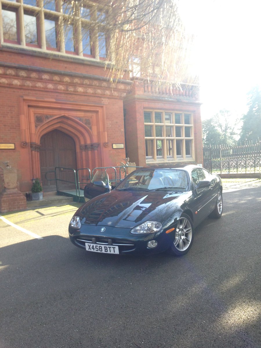 JaguarWorldMag's tweet photo. Used my XK8 to find locations for a shoot tomorrow, including at the beautiful @HolmewoodHall in Cambridgeshire ^pw https://t.co/Cll4HEFA46