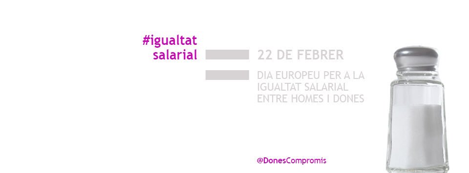 DonesCSafor's tweet photo. Les dones hem de treballar 100 dies més que els homes per arribar a cobrar el mateix #igualtatsalarial @compromis https://t.co/Mai2u3QVZE
