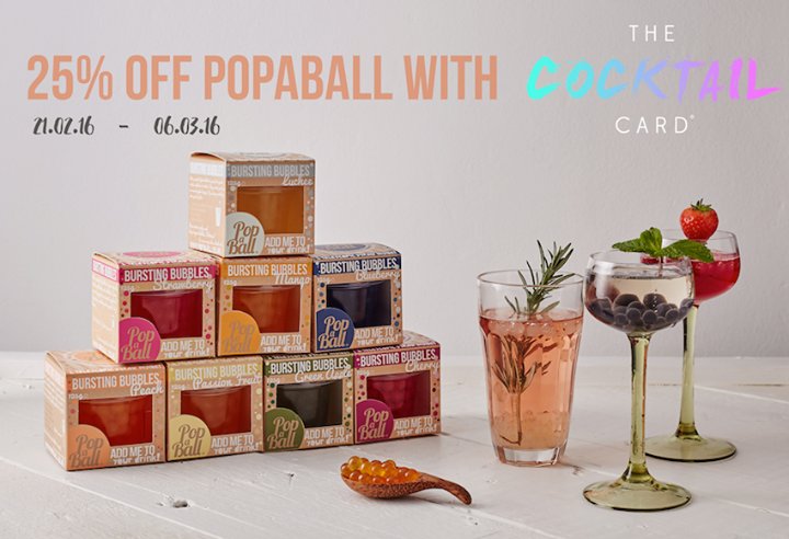 Cocktail_Card's tweet photo. It's Monday! Our friends,The Teashed have 25% off Popaball with code 'POPTAIL16' visit - https://t.co/EZ2NuJf50Z https://t.co/eB80JoQTeV