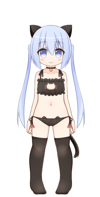 2月22日は猫の日なので猫ランジェリー。
そしてにんにんにんなのでにんにんにんしてもらいました。
実装できるか微妙なので(仮)ということで。 