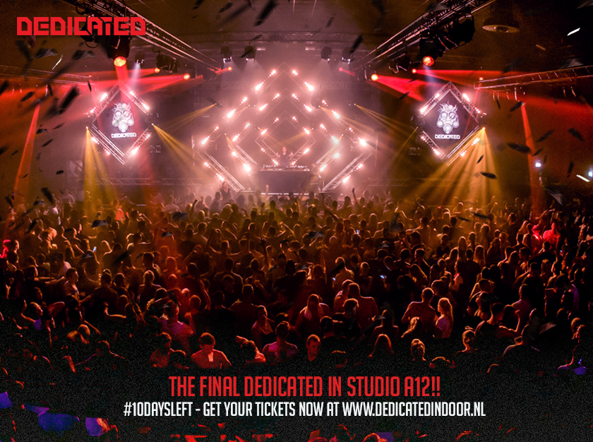 Get ready for the FINAL Indoor at StudioA12! This saturday: <a href="/wildstylez/">Wildstylez</a> <a href="/djbfront/">B-front</a> <a href="/BassModulators/">Bass Modulators | BM</a> &amp;more!! #dedicated