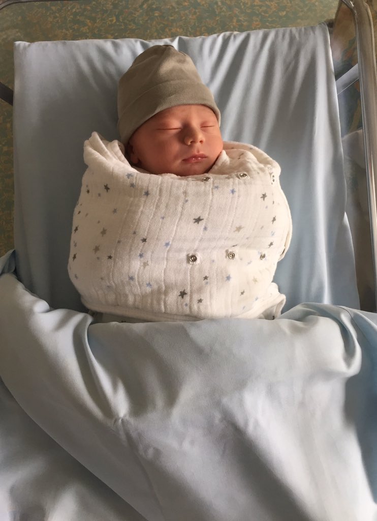 mattgatens's tweet photo. Hello world. Nash Michael Gatens arrived today at 12:13 pm here in France. 7.8 lbs. Momma was a champ! https://t.co/E18n7UlTQ9