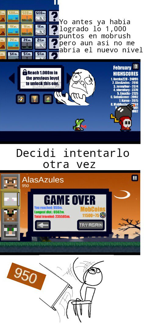 Azul16Alas's tweet photo. @HeyNau haaaaaa no es justo 😭😭 #MobRush https://t.co/0zCo78iea6