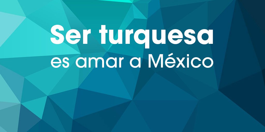 soyeldanyboy's tweet photo. #SerTurquesa es amar a México. https://t.co/tSedxPE9DM