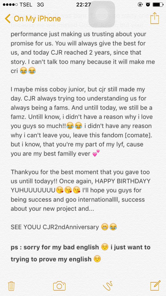 saranghaneun17's tweet photo. Happy 2ndAnniversary @CJRisCJR @iqbaale @AlvaroMaldini1 @TeukuRyz i just want to say I LOVE YOU😭 #CJR2ndAnniversary https://t.co/n0nWNEfj7K