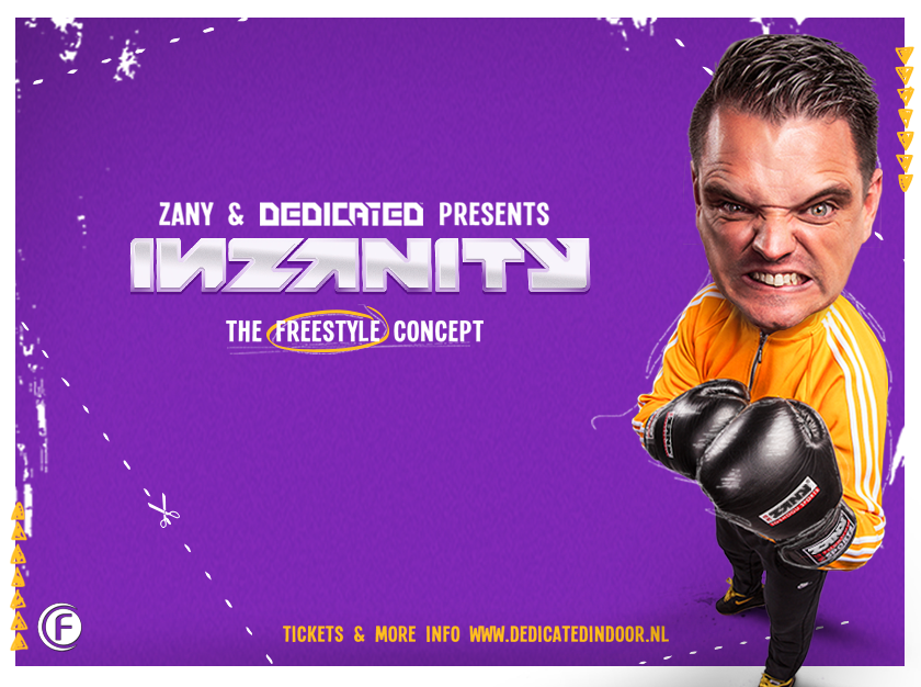 #InZanity will host the #Freestyle area this saturday!! #Dedicatedhardstyle #HardstyleIndoor