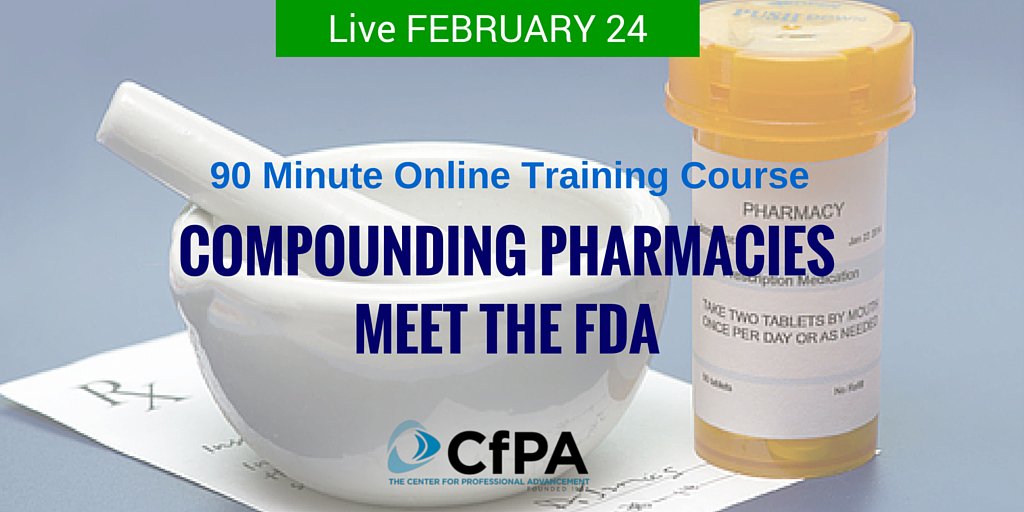 Cobblestonetrng's tweet image. #FDA has issued hundreds of #483s &amp;amp; #warningletters to #compoundingpharmacies How to respond bit.ly/1SU5A3O