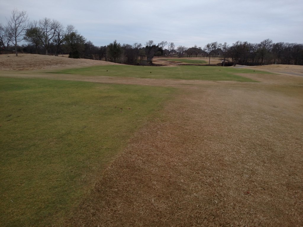 johnabailey82's tweet photo. I take the weekend off and the 2nd Assistant can't keep the tees from greening up. #notreadyforspring https://t.co/RiSR7oUK4R
