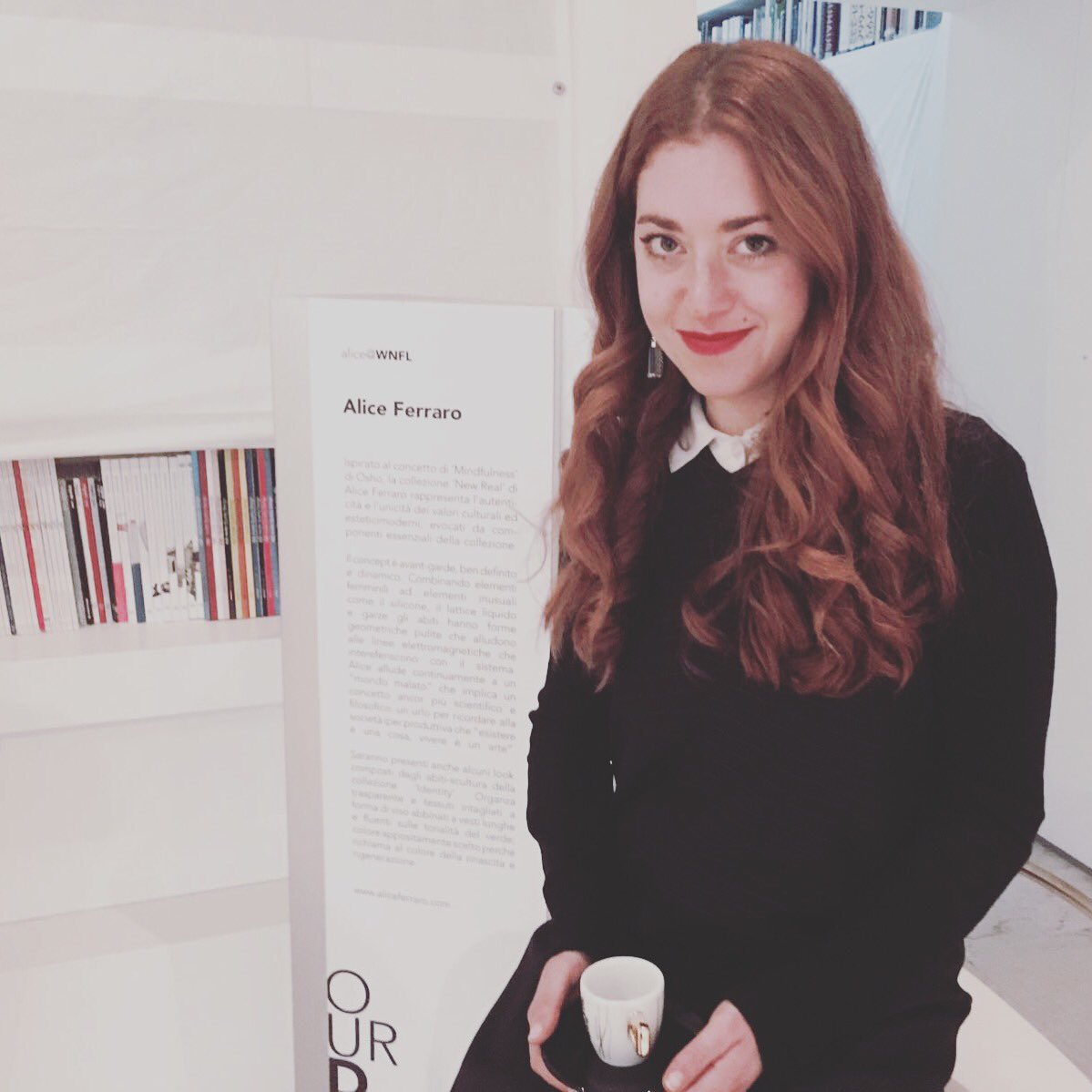 caffemoak's tweet photo. “Esistere è una cosa, vivere è un arte”. E a noi di #moakpeople l'arte è sempre piaciuta #wnfl2016 #mfw16 #Milano https://t.co/iQOgyyX55z