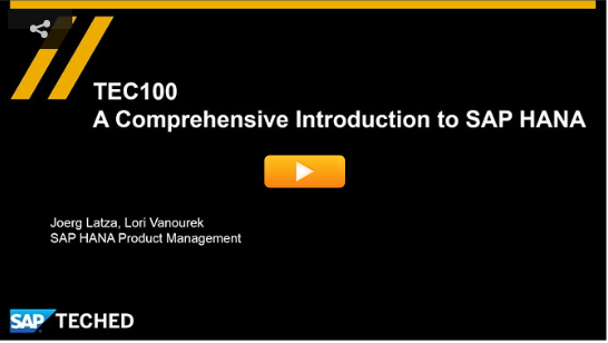Salvo_De_Caro's tweet photo. A Comprehensive Introduction to SAP HANA #SAPTechEd #Lectureoftheweek https://t.co/eA3WXkLbiM https://t.co/cZyboRZWxQ