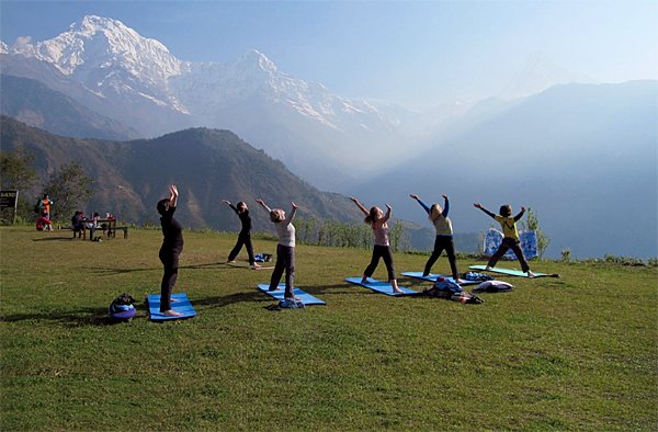 AdvTourNepal's tweet photo. A perfect combination of #yoga and #trekking around the Kathmandu valley. 
For details:  https://t.co/vLtFDeCcon https://t.co/IA47ZgrLCX