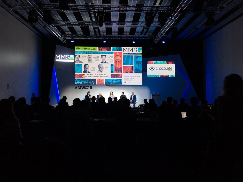 giubeppe's tweet photo. Jason Shulman moderating how mobile conquers video #MWC16 #vdopia #chocolate https://t.co/Opub3VehyJ